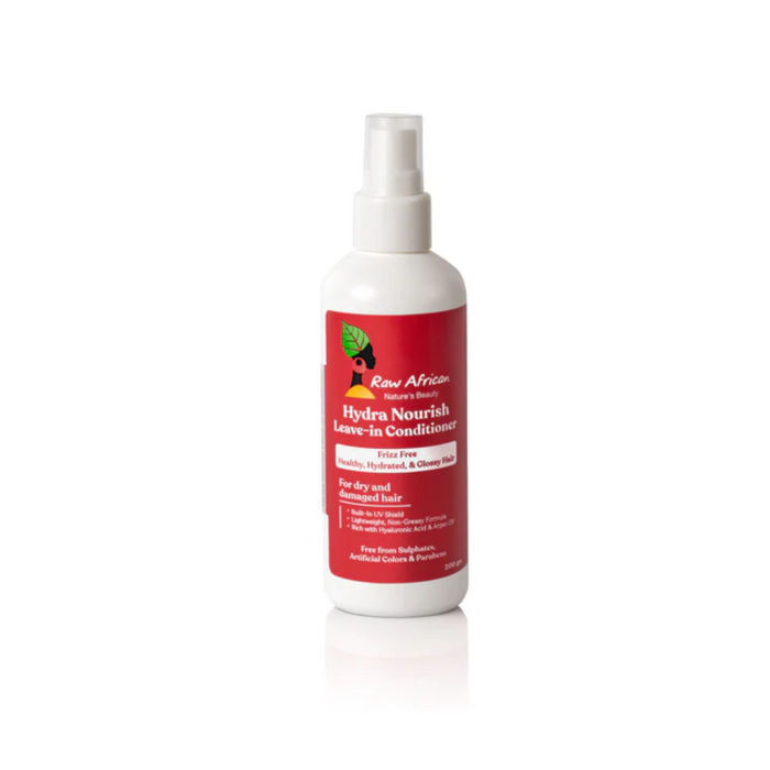 بلسم RAW AFRICAN Hydra Nourish الذي يُترك على الشعر