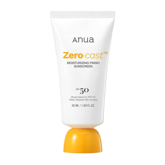 واقي شمس | Anua Zero Cast Moisturizing Finish SPF 50+ Sunscreen - 50ml