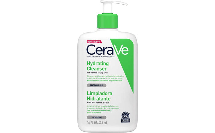 CeraVe Hydrating Cleanser For Normal To Dry Skin With Hyaluronic Acid Clear