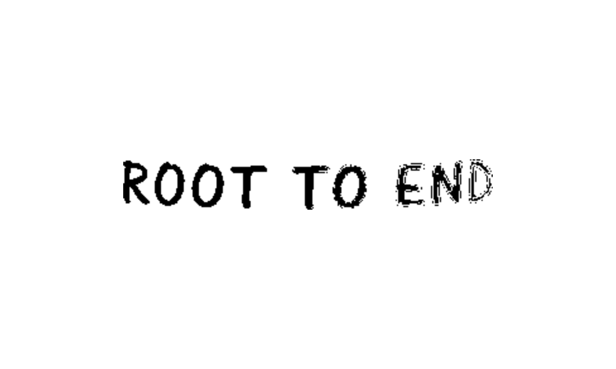 Root To End brand logo