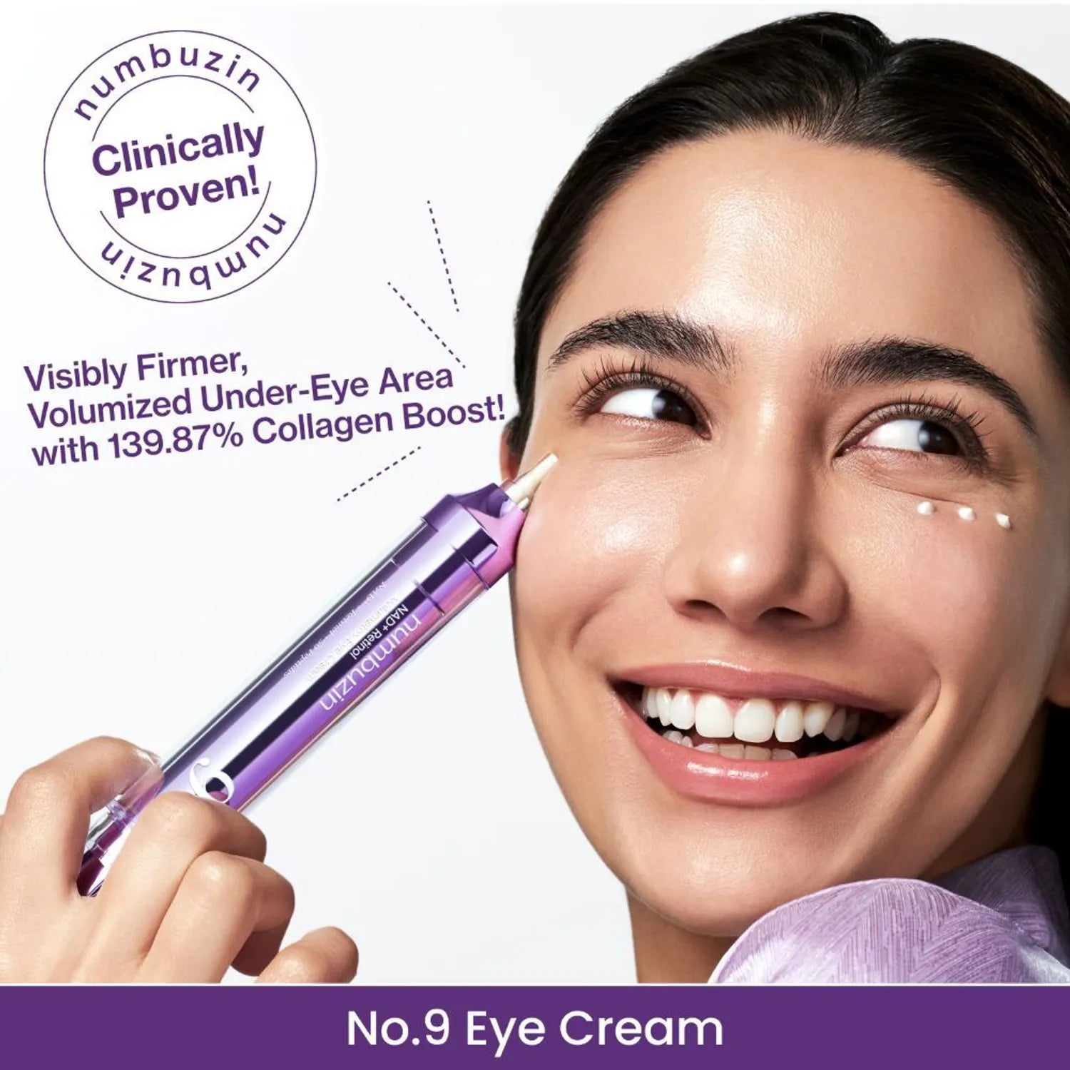 Numbuzin No.9 Eye Cream NAD+ Retinol Volumetox Eye Cream 10ML