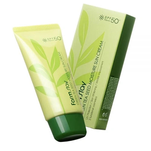 Farmstay Green Tea Seed Moisture Sun Cream SPF50+