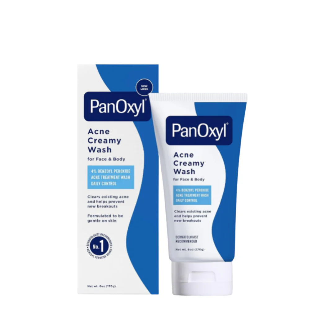 Acne Creamy Wash, 4% Benzoyl Peroxide, 6 Oz White 170gm