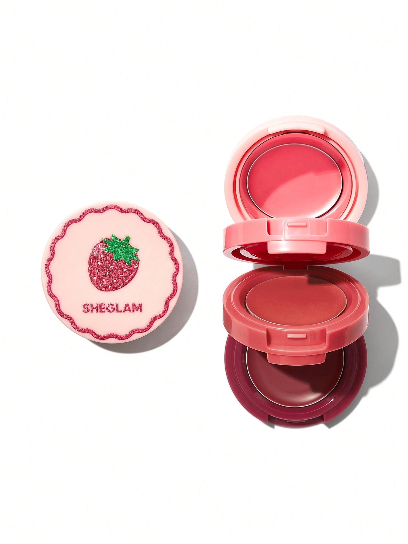 Sheglam Strawberry Whirl Cheek & Lip Cream Stack Rare