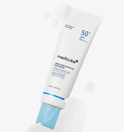 MEDICUBE ZERO PORE moisture sun serum