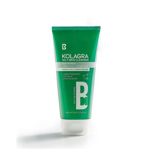 Kolagra Oily Skin Cleanser - Rich In Vitamin B3