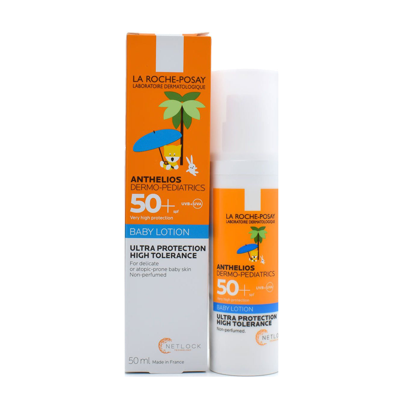واقي شمس لاروش بوزيه | La Roche-Posay Anthelios Dermo Baby Sunscreen Lotion SPF50+ - 50ml