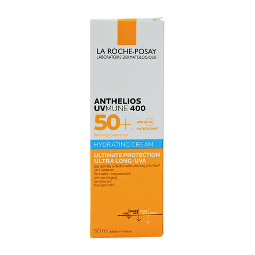 واقي شمس لاروش بوزيه | La Roche-Posay Anthelios UVmune 400 SPF 50+ Hydrating Cream - 50ml