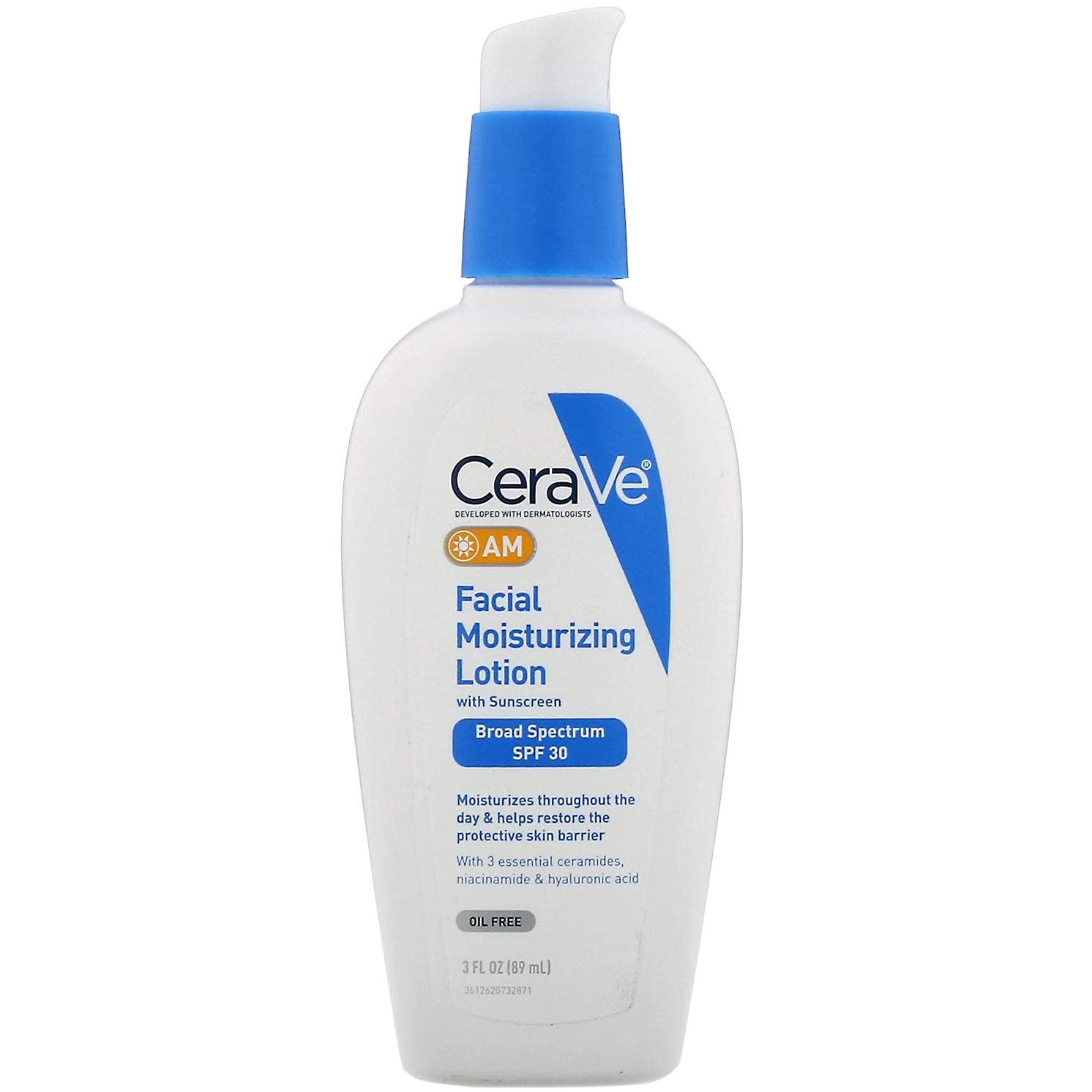 Cerave AM Facial Moisturizing lotion with sunscreen broad spectrum SPF30