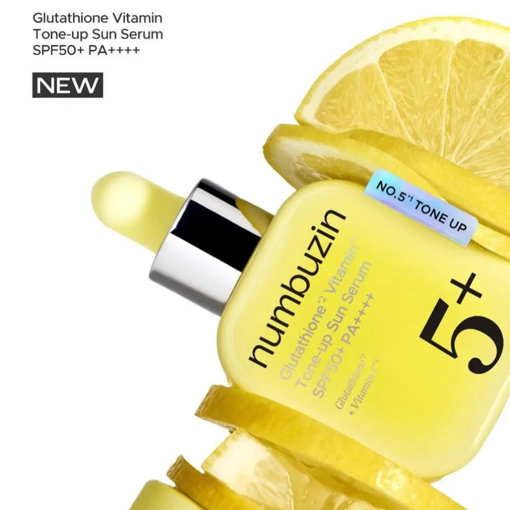 Numbuzin No.5 Glutathione Vitamin Tone-Up Sun Serum SPF50+