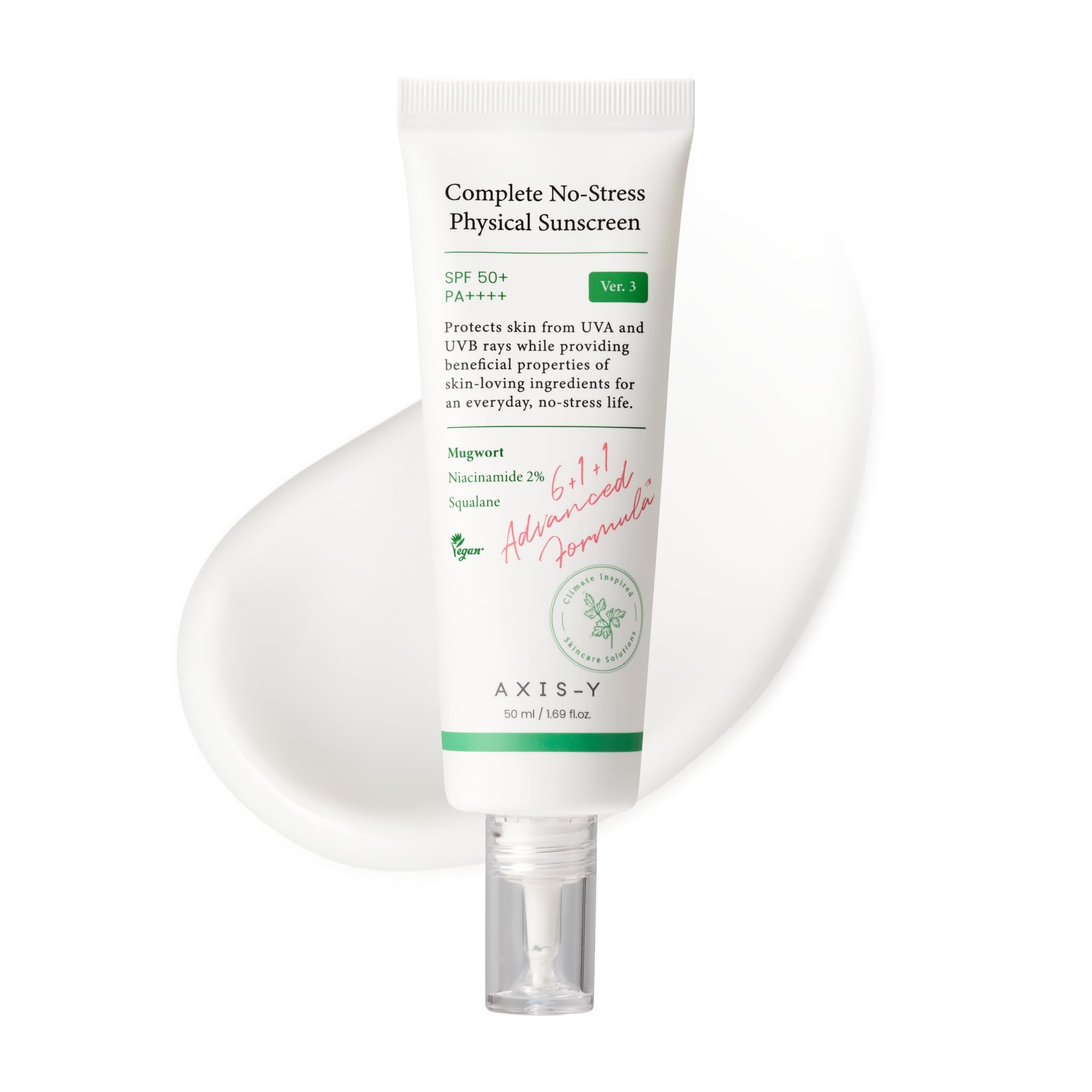 AXIS-Y Complete No-Stress Physical Sunscreen V3 SPF50+