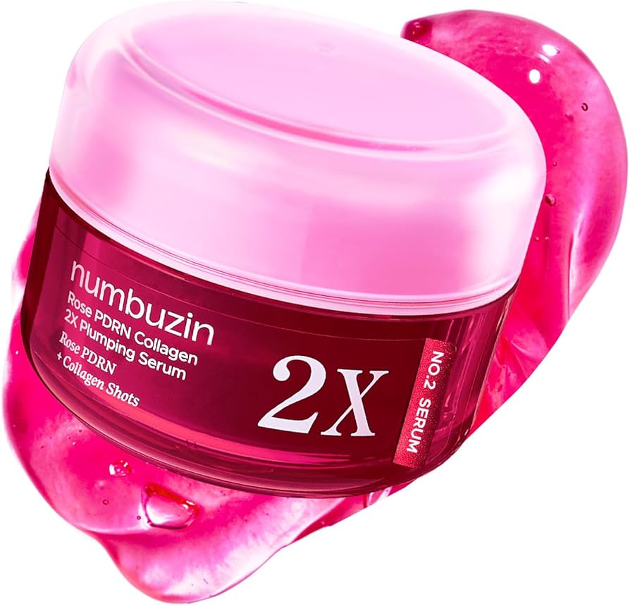 Numbuzin rose pdrn collagen 2x plumping serum