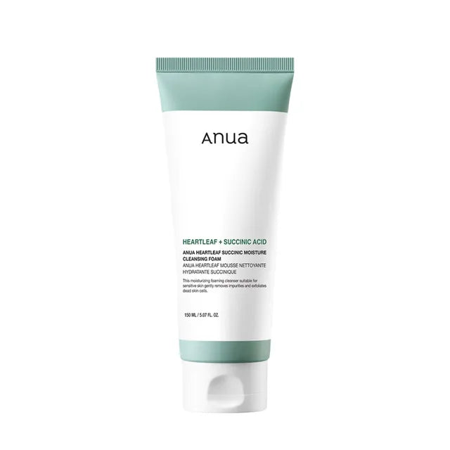 ANUA HEARTLEAF SUCCINIC CLEANSING FOAM