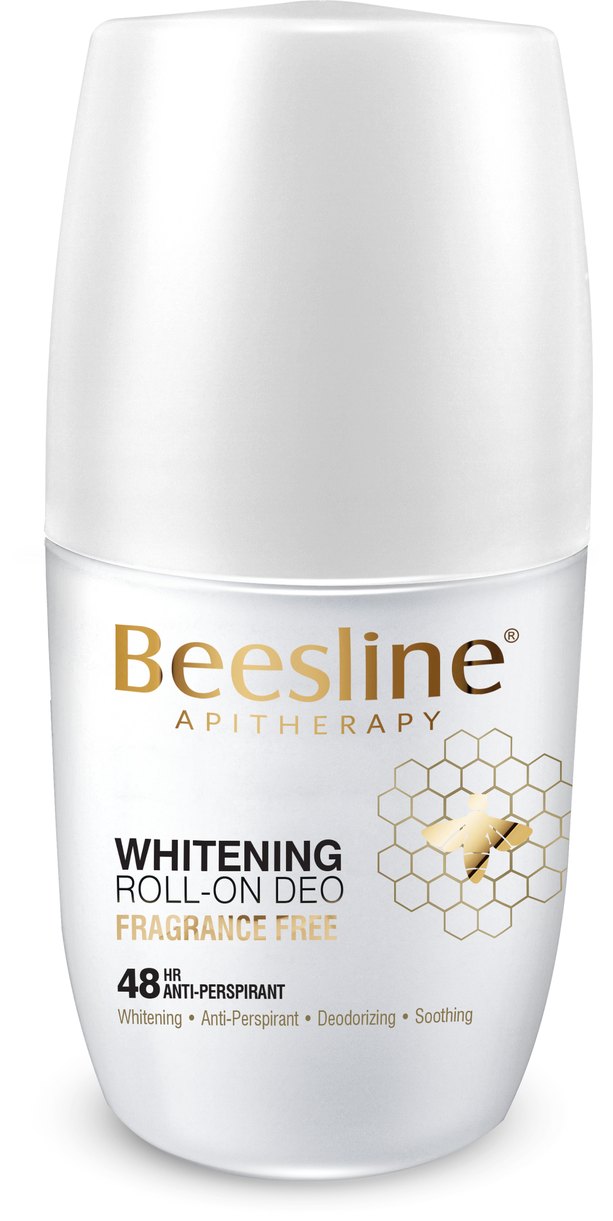 Beesline Whitening Roll On Deodorant - Fragrance Free 50ML
