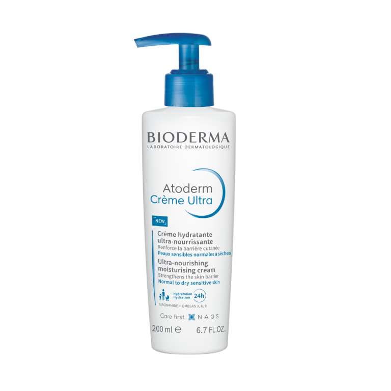 كريم مرطب بيوديرما | Bioderma Atoderm Creme Ultra - Pump - 200ml