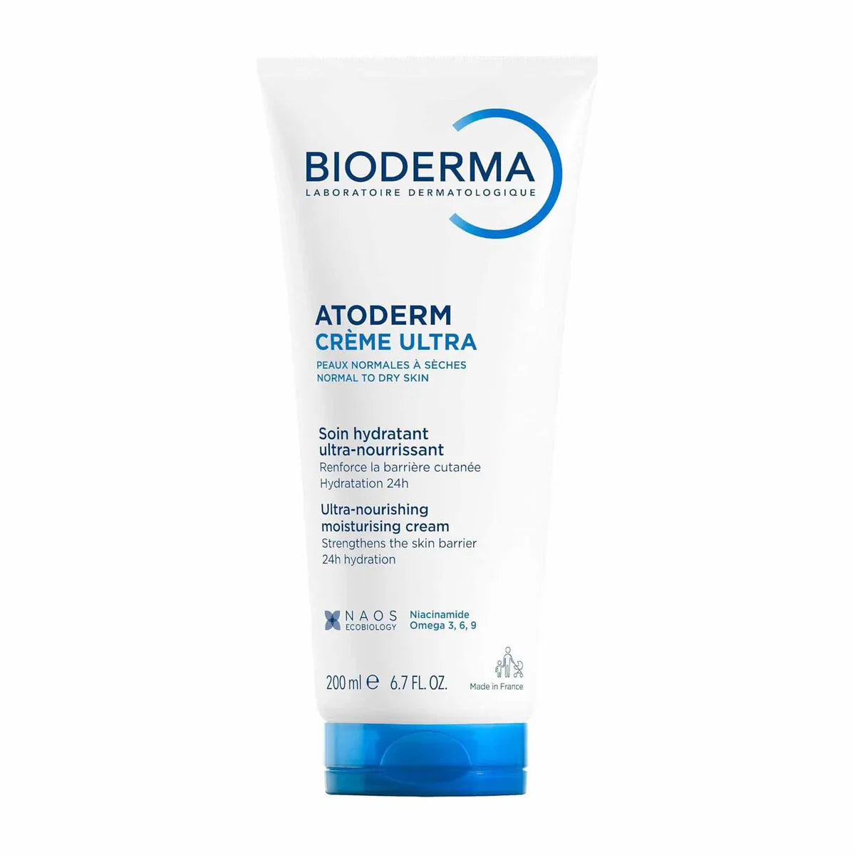 كريم مرطب بيوديرما | Bioderma Atoderm Creme Ultra Tube - 200ml