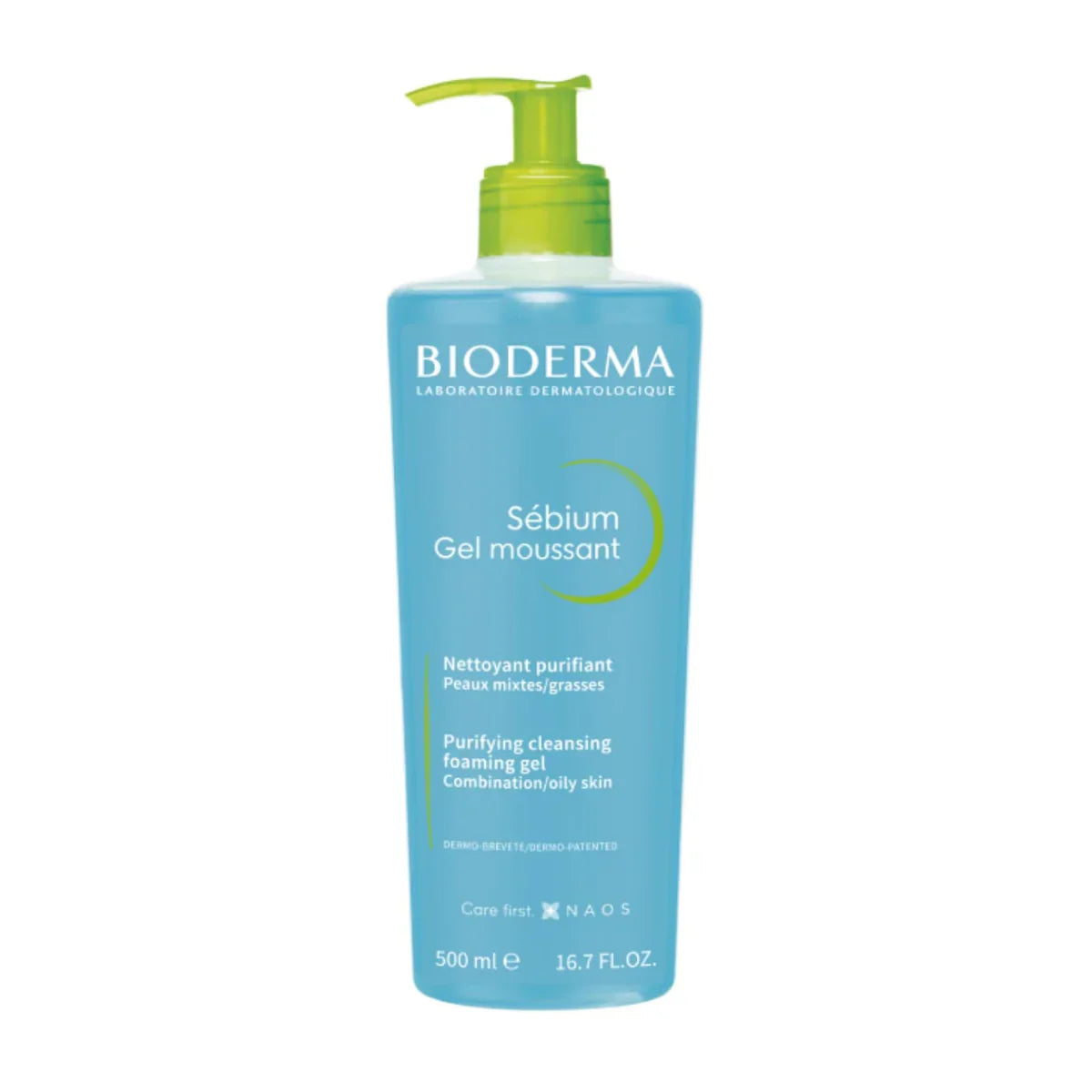 غسول بيوديرما | Bioderma Sebium Gel Moussant – Pump – 500 ml