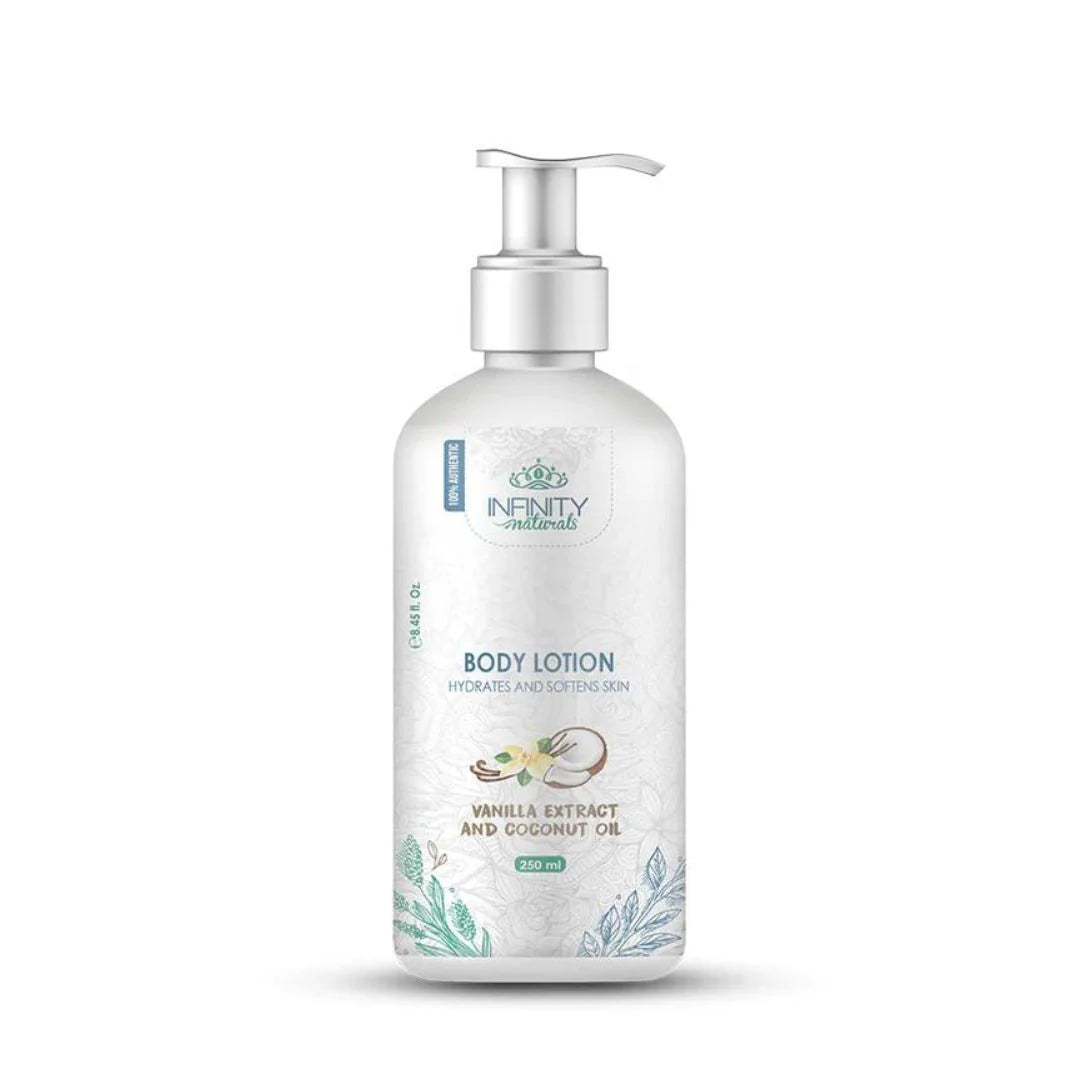 Infinity Naturals Body Lotion Vanilla Extract and Coconut Oil