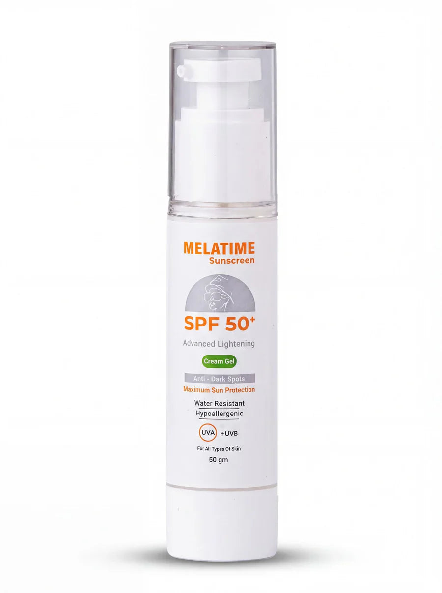 Melatime Sunscreen SPF 50+ (Advanced Lightening formula)