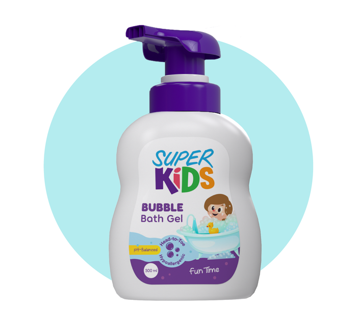 سائل استحمام سوبر كيدز بالفقاعات 300 مل | SuperKids Bubble Bath 300ml