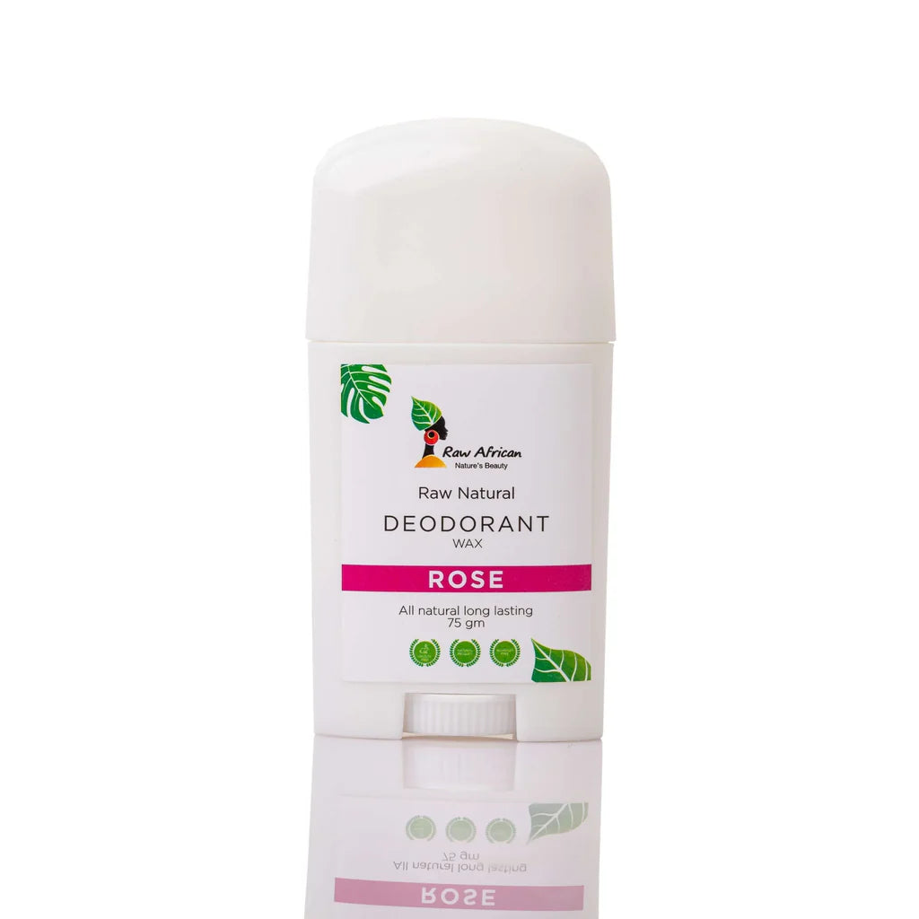 Raw African Raw Natural Deodorant Rose Wax 75 GM