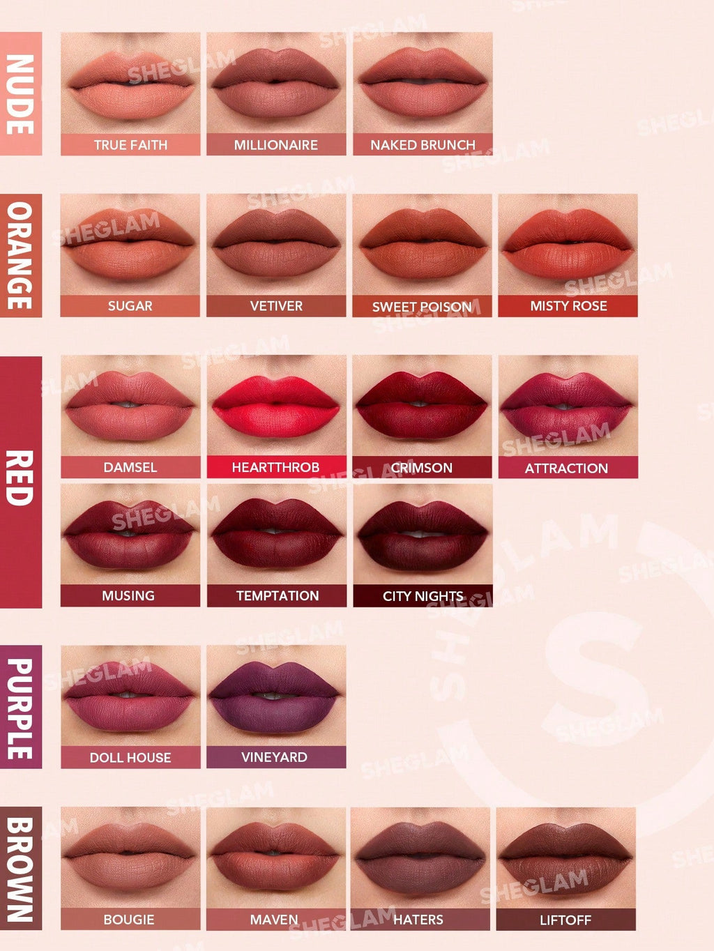 Sheglam Matte Allure Liquid Lipstick 5