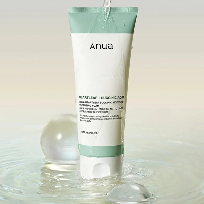 ANUA HEARTLEAF SUCCINIC CLEANSING FOAM