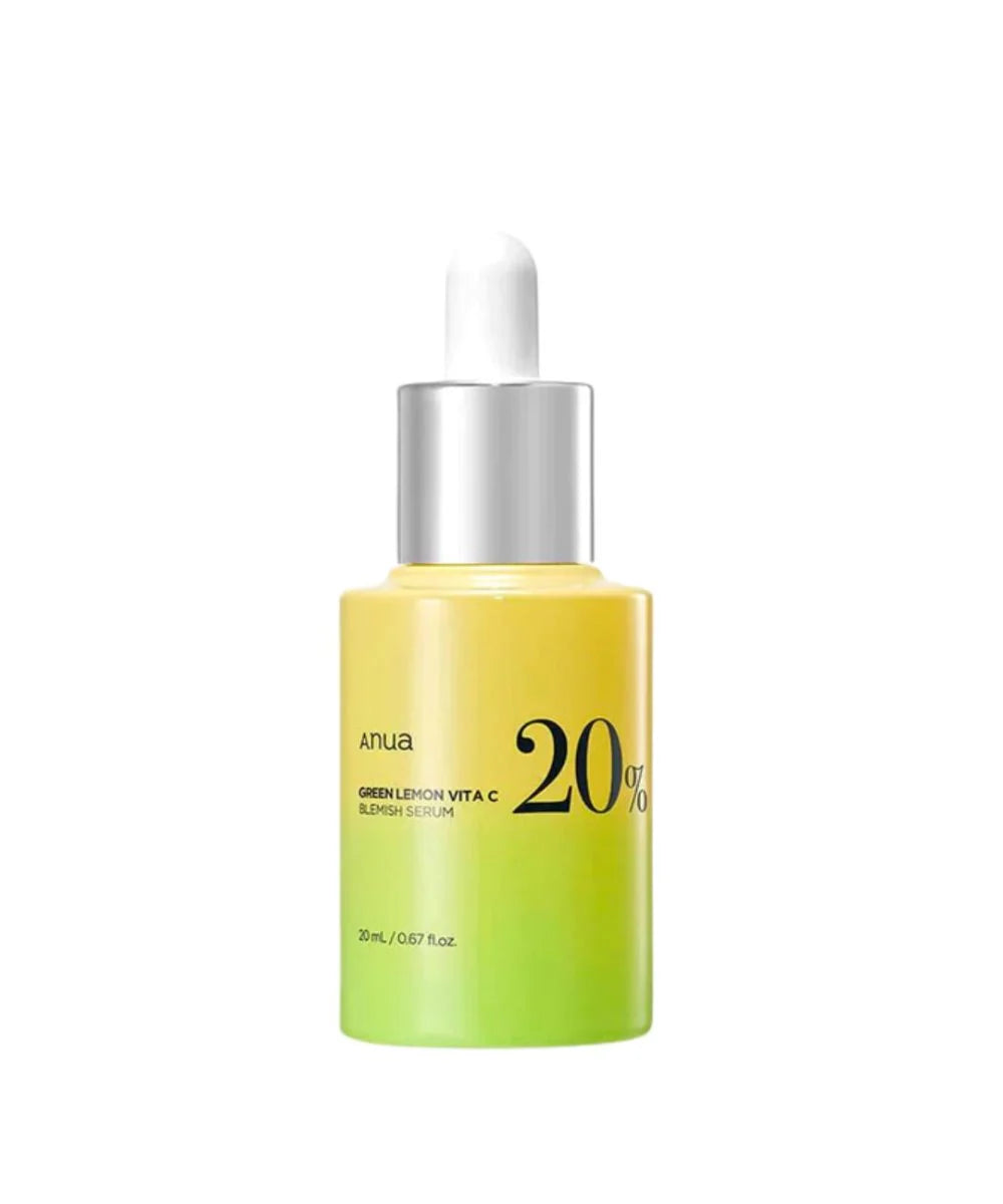 Anua green lemon vita c blemish serum