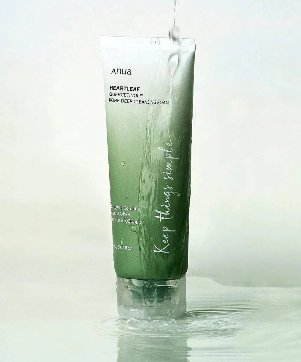 ANUA HEARTLEAF QUERCETINOL PORE DEEP CLEANSING FOAM 150 ML