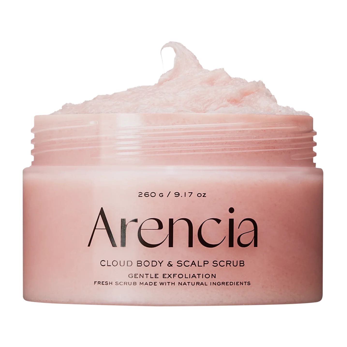 منتج عناية بالبشرة | Arencia Fresh Cloud Sea Salt Body & Scalp Scrub Lavender and Pear - 260gm