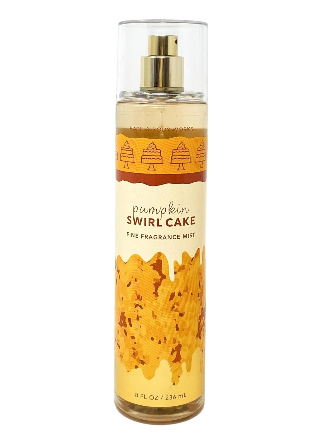 Bath & Body Works Pumpkin Swirl Cake Fine Fragrance Mist 236ml