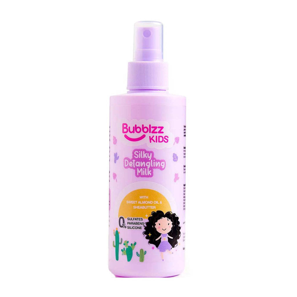 منتج Bubblzz للعناية بالأم والطفل | Bubblzz Kids Silky Detangling Milk Spray - 200ml