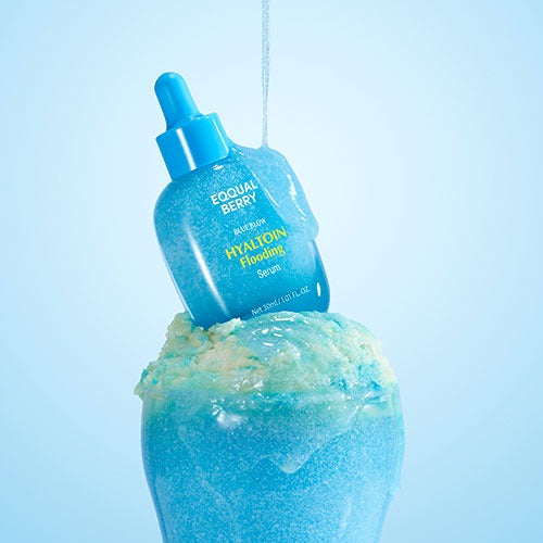 EQQUALBERRY Hyaltoin Flooding Smoothie Serum 30ml | Hydrating Serum with 11 Hyaluronic Acids + Ectoin, Soothing and Refreshing Effect