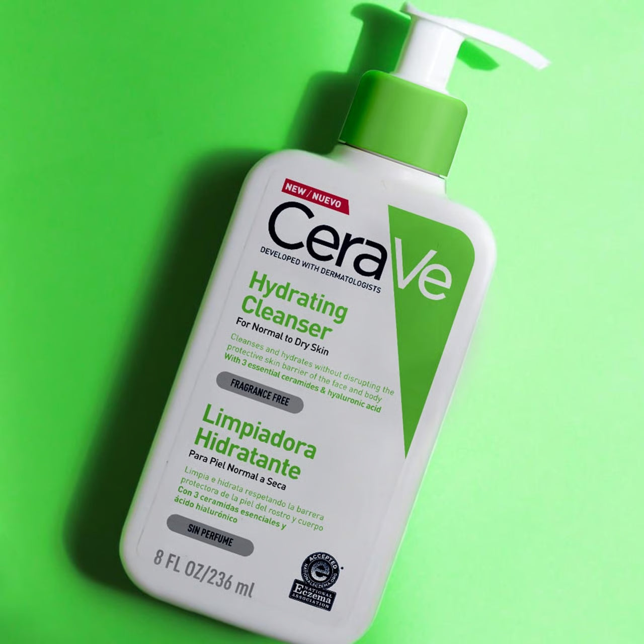 CeraVe Hydrating Cleanser For Normal To Dry Skin With Hyaluronic Acid Clear