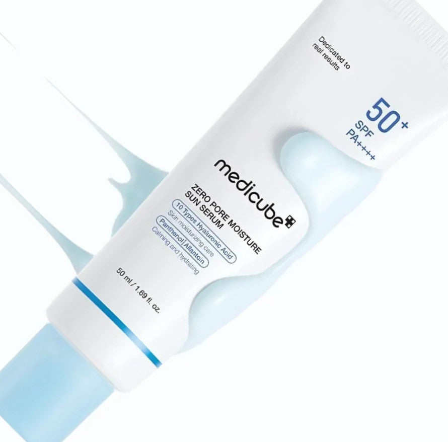 MEDICUBE ZERO PORE moisture sun serum