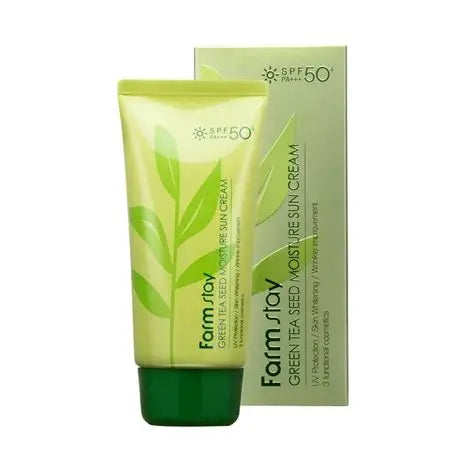 Farm Stay Green Tea Seed Moisture Sun Cream SPF50+ 70ml
