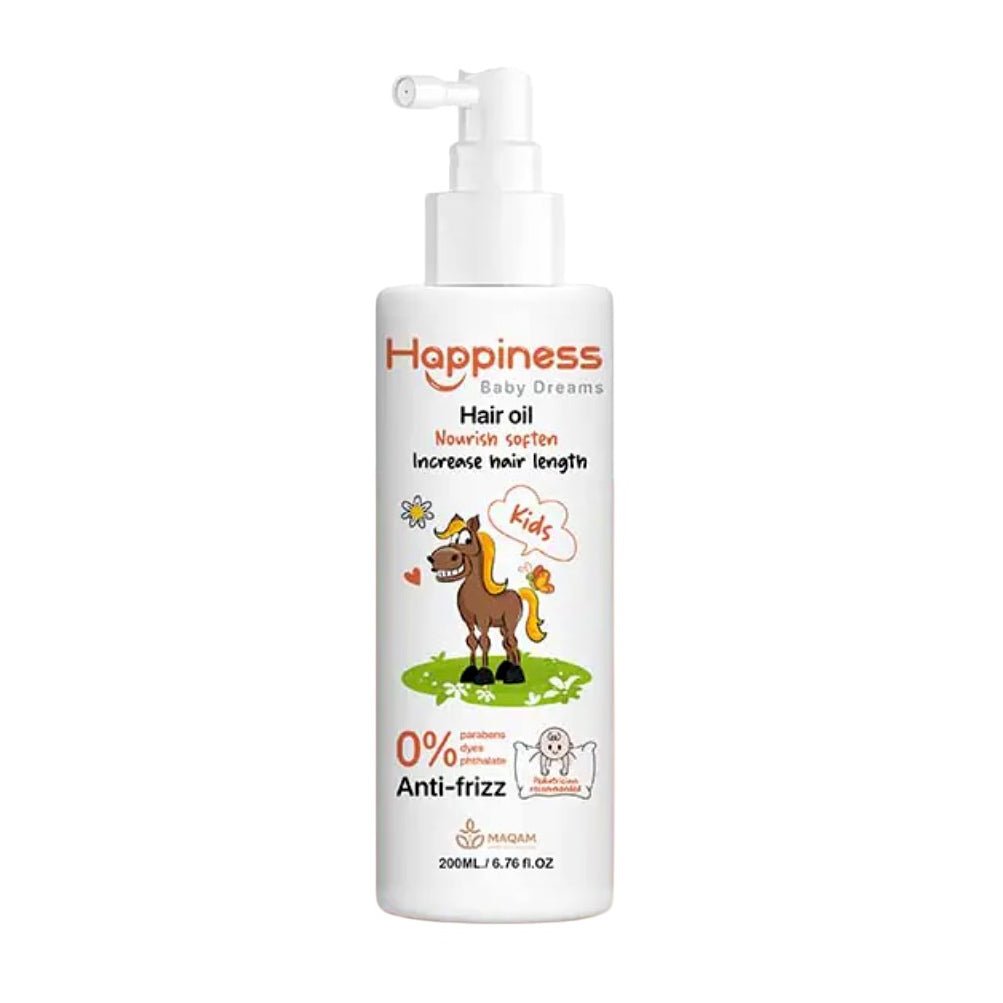 منتج Happiness للعناية بالأم والطفل | Happiness Baby Dreams Hair Oil for Kids - 200ml