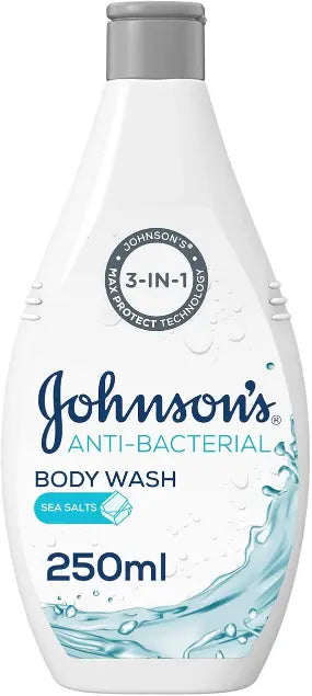 Johnson & Johnson Anti-Bacterial Shower Gel 250Ml Sea Salts
