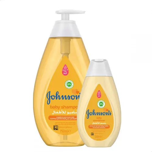Johnson & Johnson Baby Shampoo 750Ml+Conditioner 300Ml Gold