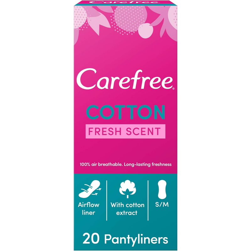 Johnson & Johnson.carefree Cotton Feel Fresh Scent 20Pcs Normal