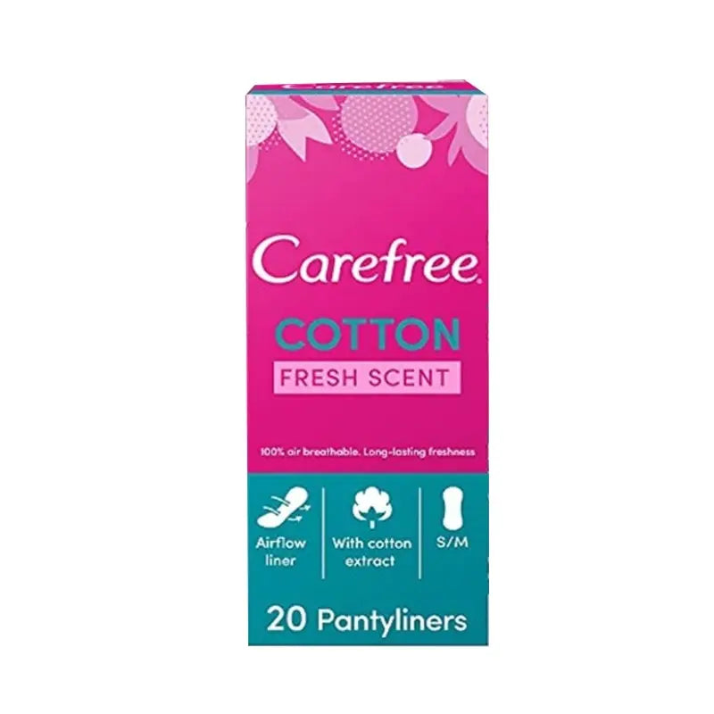Johnson & Johnson.carefree Cotton Fresh Scent Individual 20Pcs عطر منعش