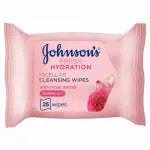Johnson & Johnson Cleans Facial 25 Wipes مكياج