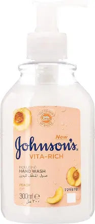 Johnson & Johnson Vita Rich Indulging Hand Wash 300Ml Peach