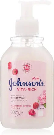 Johnson & Johnson Vita Rich Replenish. Hand Wash 300Ml Raspberry