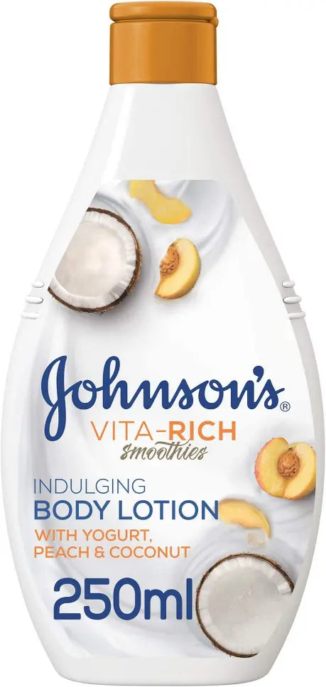 Johnson & Johnson Vita Rich Smoothing Body Lotion 250Ml Yogurt& Peach