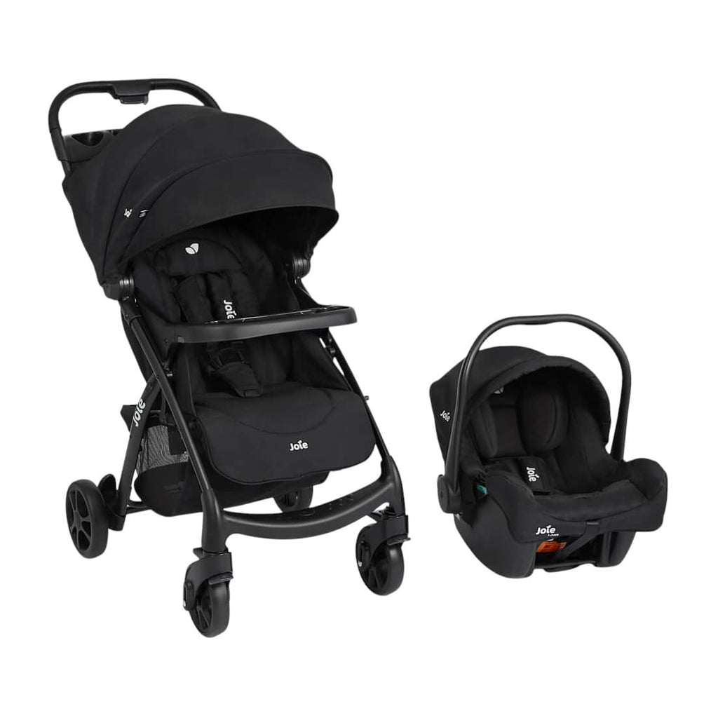 منتج Joie للعناية بالأم والطفل | Joie I-Muze Lx Stroller and Car Seat Travel System - Raven