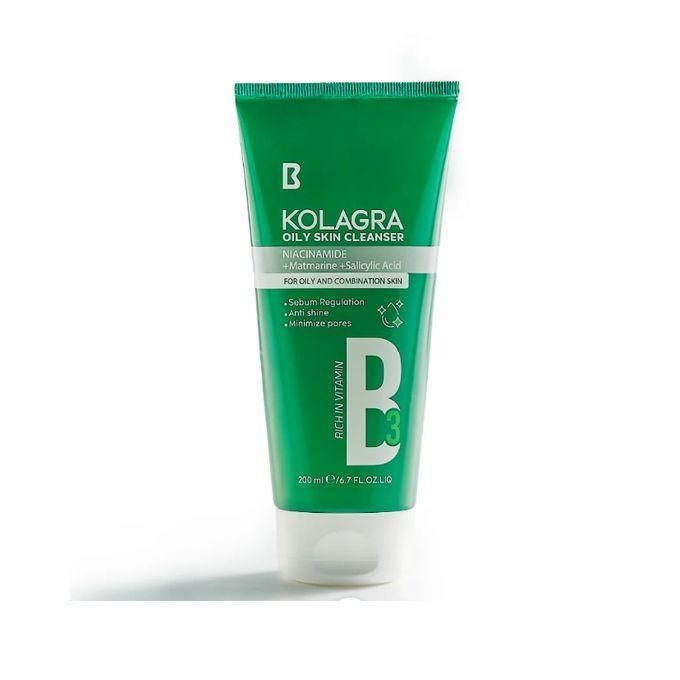 Kolagra Oily Skin Cleanser - Rich In Vitamin B3