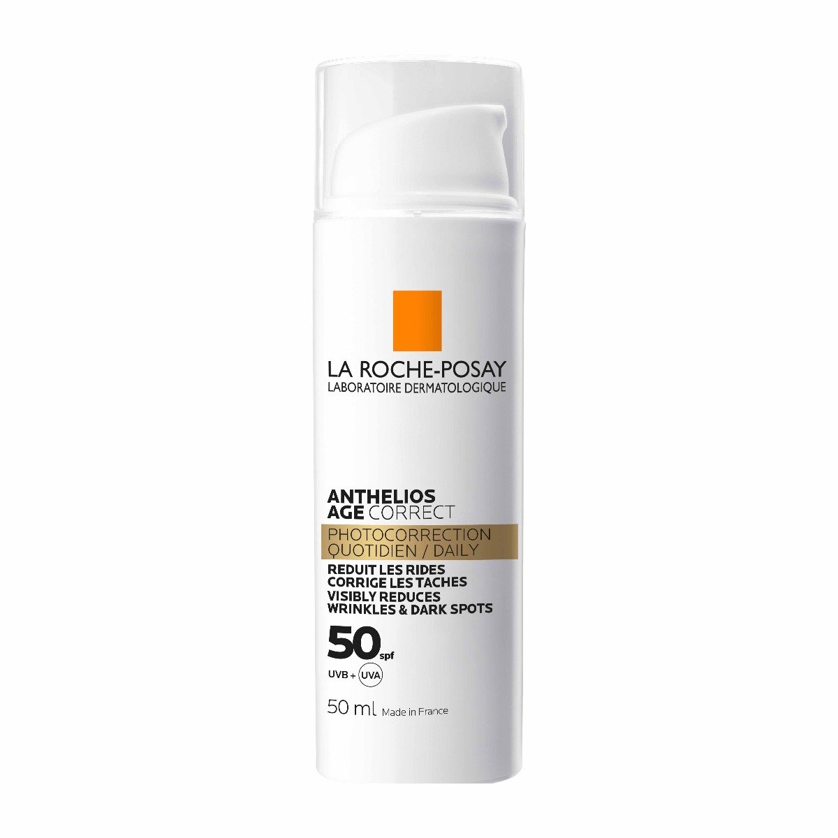 واقي شمس لاروش بوزيه | La Roche Posay Anthelios Age Correct SPF 50+ Anti Ageing Invisible Sunscreen - 50ml