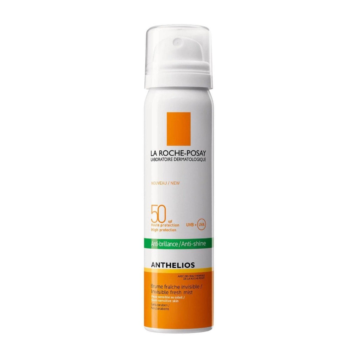 واقي شمس لاروش بوزيه | La Roche-Posay Anthelios Anti Shine Fresh Mist Spray SPF 50 - 75ml
