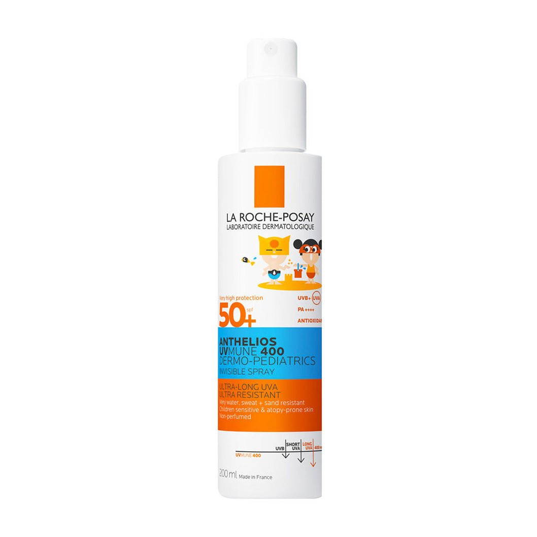 واقي شمس لاروش بوزيه | La Roche-Posay Anthelios Dermo Pediatrics Sunscreen Kids 50+ Spray - 200ml